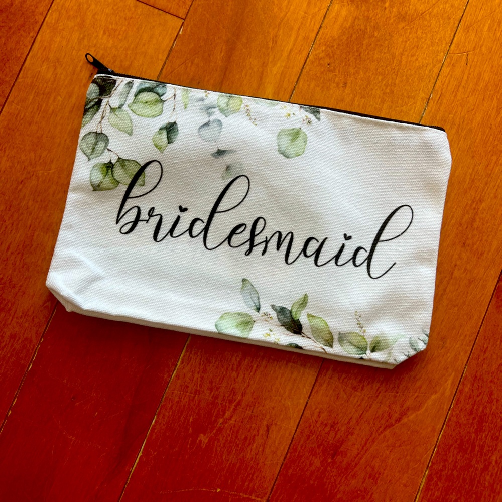Bridesmaid Makeup Bag